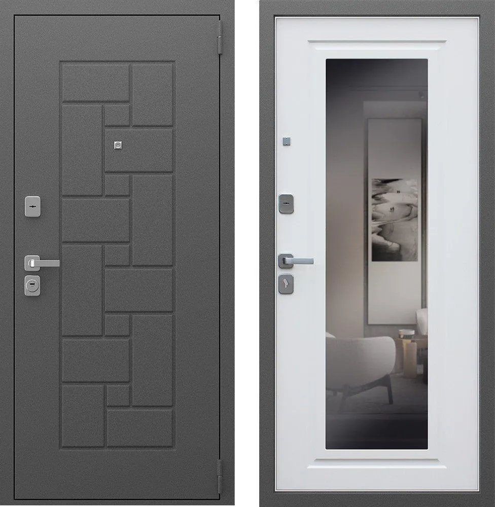 Фото Дверь Арсенал с зеркалом DIS006673